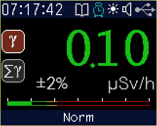 background radiation level in my home